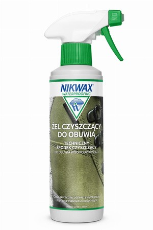 NIKWAX Żel Czyszczący Buty Wodoodporne Gore-Tex SPRAY 300ml Do Butów DWR