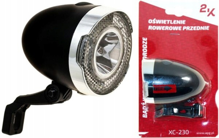 Lampka rowerowa przód na widelec MOCNA LED 60lm