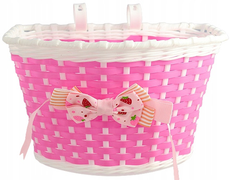 Plastikowy KOSZYK na ROWER HULAJNOGĘ dla dzieci