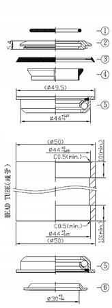 NECO H148M STERY PÓŁZINTEGROWANE AHEAD ZS44