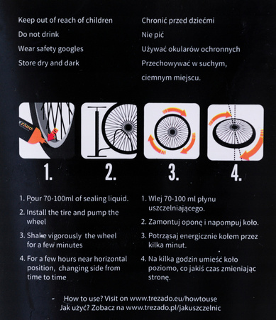 TREZADO MLECZKO USZCZELNIACZ DO OPON VANILLA 1LITR