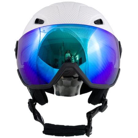 KASK NARCIARSKI Z SZYBĄ GOGLAMI REVO SHIFT KASK SNOWBOARDOWY S +GRATIS