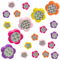 KORALIKI ODBLASKI NA SZPRYCHY KOLOROWE 12 SZTUK