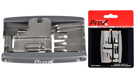 MULTITOOL SCYZORYK 16 FUNKCJI + SKUWACZ KLUCZ WIELOFINKCYJNY PROX FF24