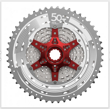 Kaseta 11S CSMX80EA5M 11-50T SUNRACE metalic