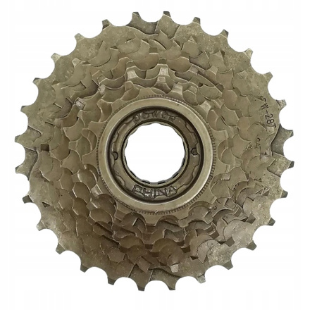 Wolnobieg 8 rzędowy 13-28T BRĄZOWY NAKRĘCANY INDEX