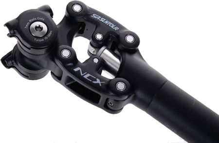 Wspornik siodła SUNTOUR NCX alu 31,6x350 mm czarny