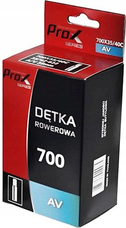 Dętka 28 700x 35/38/40c AV SAMOCHODOWY 35 mm PROX