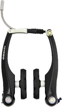 HAMULCE V-BRAKE TEKTRO 849 Komplet Na 2 Koła Aluminiowe Czarne 120 mm