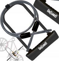 OnGuard 8154BL Zapięcie rowerowe U-lock z linką