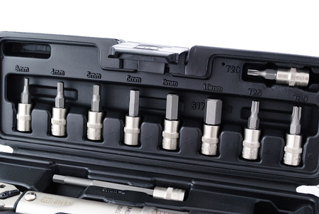 PROX Klucz dynamometryczny nastawny 2-24Nm +bity