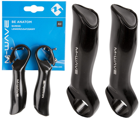 ROGI DO KIEROWNICY ALUMINIOWE M-WAVE BE ANATOM Czarne