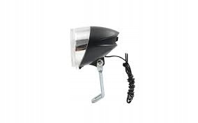 LAMPA ROWEROWA PRZEDNIA NA DYNAMO Z PODTRZYMANIEM