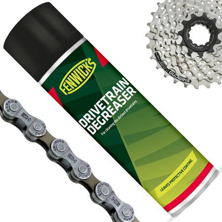 Środek Do Czyszczenia Napędu Rowerowego Odtłuszczacz FENWICKS 500ml
