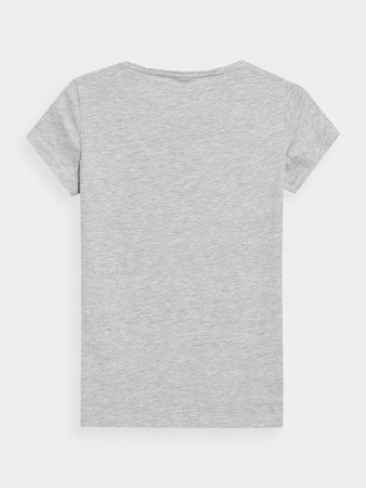 Koszulka damska4F F580 chłodny jasny szary S