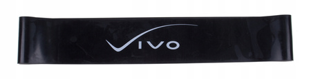 VIVO Guma oporowa do ćwiczeń 600x50x1,6mm czarna