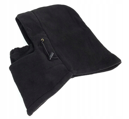 KOMIN CZAPKA SZALIK KOMINIARKA POLAROWA CZARNA