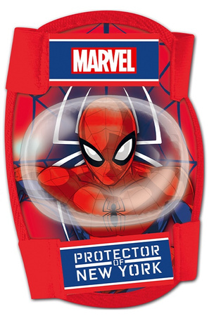OCHRANIACZE NA KOLANA I ŁOKCIE OCHRANIACZE NA ROWER ROLKI SPIDER-MAN MARVEL