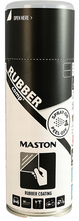MASTON GUMA W SPRAYU CZARNY MAT 400 ml