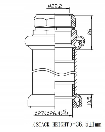 NECO H831 czarne STERY klasyczne skręcane 1”