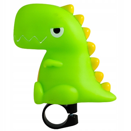 DZWONEK PISZCZAŁKA TRĄBKA ROWEROWA DINOZAUR DZIECI