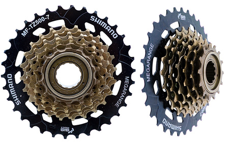 SHIMANO MFTZ5007428 Wolnobieg 7-rzędowy 14-34 MEGARANGE Lekkie Przełożenie