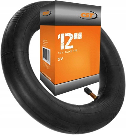 CST Dętka 12 DO WÓZKÓW Z WENTYLEM PROSTYM AV AUTO