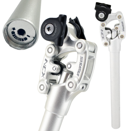 Wspornik siodła SUNTOUR NCX alu 30,9x350 mm srebrn