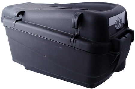 Kufer na bagażnik rowerowy mały 5L CZARNY POLSKI