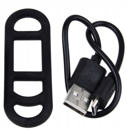 PROX ALPHA F Lampka rowerowa przednia USB 130 LM