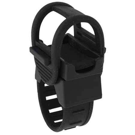 UCHWYT ROWEROWY DO LATARKI LAMPKI UNIWERSALNY GUMOWY REGULOWANY ELASTYCZNY