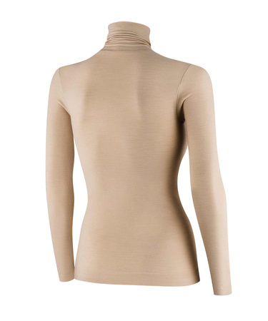 WEŁNIANA DAMSKA BLUZKA GOLF BRUBECK COMFORT MERINO XL