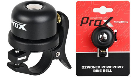 Dzwonek Rowerowy Retro Głośny PROX BELL CZARNY MIEDZIANY Antykradzieżowy