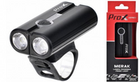 LAMPA PRZÓD PROX MERAK 500Lm, 2000mAh, USB-C
