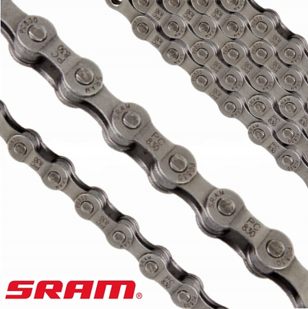 SRAM PC830 ŁAŃCUCH ROWEROWY 8rz. 114 OGNIW +SPINKA