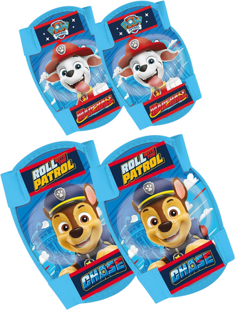 OCHRANIACZE NA KOLANA I ŁOKCIE OCHRANIACZE NA ROWER ROLKI PSI PATROL