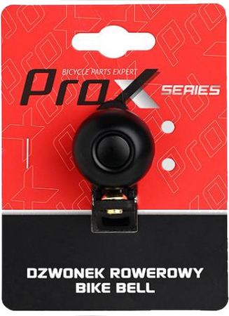 Dzwonek Rowerowy Retro Głośny PROX FES BELL CZARNY MIEDZIANY 32mm