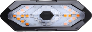LAMPKA ROWEROWA Z KIERUNKOWSKAZEM TYLNA 5 TRYBÓW PILOT ZDALNY ŁADOWANA USB