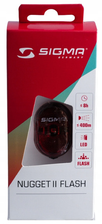 SIGMA NUGGET II LAMPKA ROWEROWA LED ŁADOWANA USB
