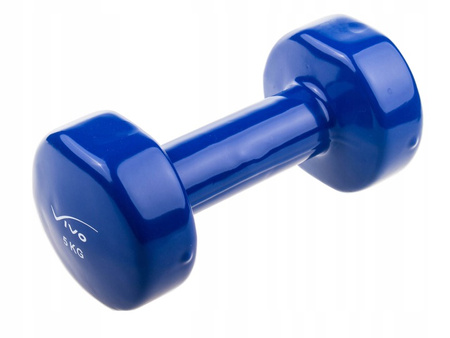 VIVO HANTELKI HANTEL CIĘŻAREK 5 KG NIEBIESKI 1 szt