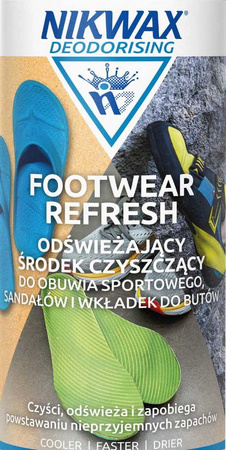 NIKWAX Footwear Refresh Odświeżacz Butów Sportowych Sandały Wkładki 125 ml