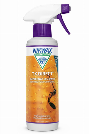 Nikwax TX.Direct Spray 300ml Impregnat Do Odzieży Membranowej Goretex eVENT