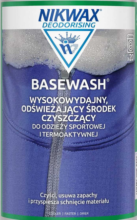 NIKWAX BaseWash Płyn do Prania Bielizna Termoaktywna Syntetyczna 1 Litr