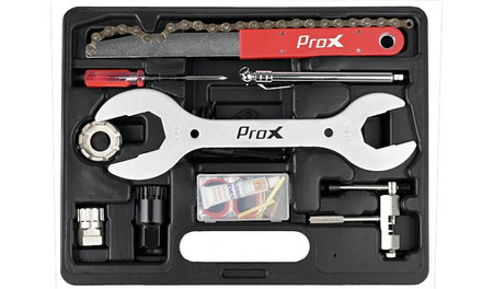 ZESTAW NARZĘDZI PROX ZESTAW KLUCZY ROWEROWYCH WALIZKA 26 ELEMENTÓW