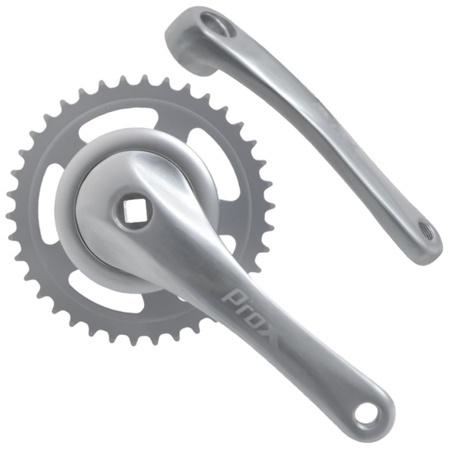 MECHANIZM KORBOWY 38 ZĘBÓW ALUMINIOWY PROX CITY SREBRNY 170MM Do Nexus