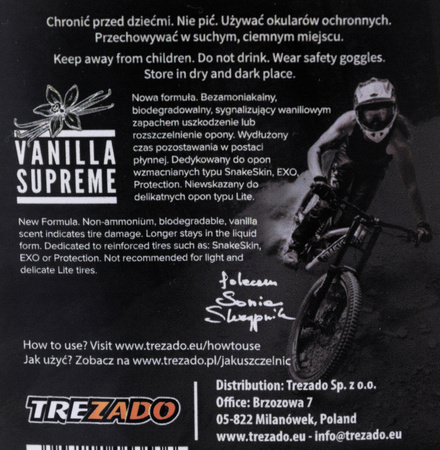 TREZADO MLECZKO USZCZELNIACZ DO OPON VANILLA 1LITR