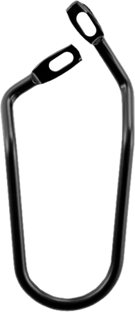 Osłona Przerzutki Czarna Mocowana Na 2 Śruby 130x70mm