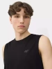 MĘSKA KOSZULKA 4F BEZ RĘKAWÓW TANK TOP BASIC PODKOSZULEK CZARNY XL