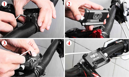 GUB G85 UCHWYT NA TELEFON NA KIEROWNICE DO M365