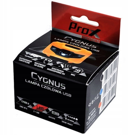 PROX LAMPKA CZOŁOWA NIEBIESKA 3 LED 3xAAA 145 Lm